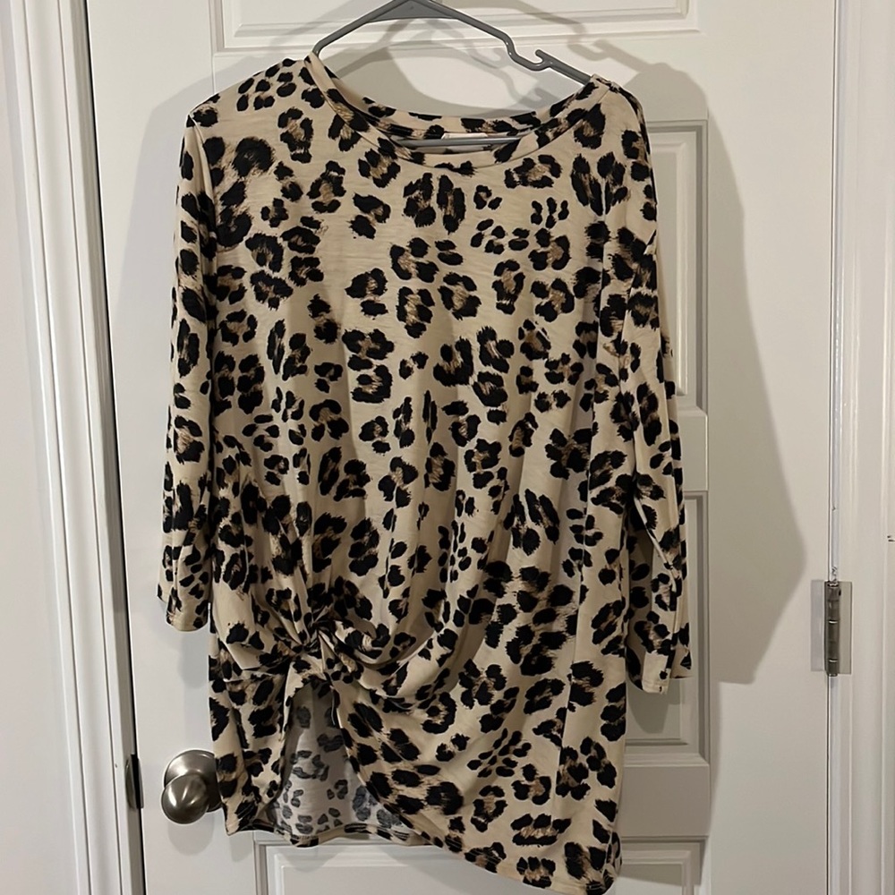 leopard print long sleeve